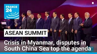 The leaders of nine South East Asian nations gather in Jakarta for the 43rd ASEAN summit