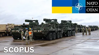 NATO Reinforces Ukraine with Troops and Heavy Combat Equipment