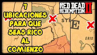 🔥 7 ubicaciones de dinero FÁCIL con LINGOTES de ORO, botines RAROS y MÁS en RED DEAD REDEMPTION 2 🔎