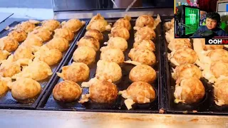 Oohami react to Amazing skill Japan Takoyaki