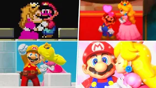 Evolution of Peach Kissing Mario (1990 - 2024)