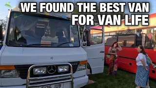 Taking a walk down Vario Street at the van life festival