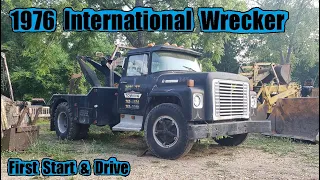 1976 International Wrecker: First Start & Drive