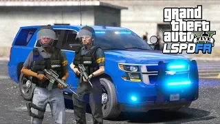 GTA 5 Mods - Most AWESOME Police Gang Unit!! (LSPDFR Gameplay)