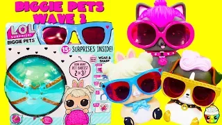 LOL Surprise BIGGIE PETS WAVE 2 Cotton Tail QT, Spicy Kitty, DJ K9