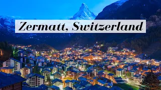 Zermatt, Switzerland Tour by drone [4k]