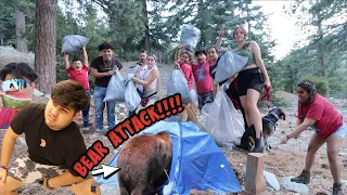 A BEAR PULLED UP ON US | CAMPING WITH THE CUEVAZ FAMILY!!!