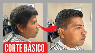 La MEJOR FORMA de CORTAR el CABELLO/Corte básico de hombre paso a paso/TENDRÁS MUCHOS CLIENTES 💰💰💰