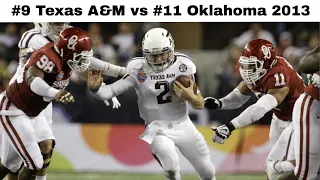 Manziel Magic in the Cotton Bowl! (Texas A&M vs Oklahoma 2013) | CFB Throwback Highlights