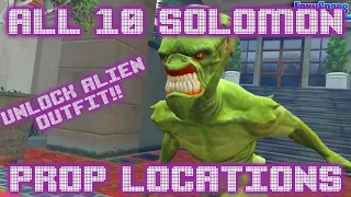 GTA5 GUIDE: ALL 10+ SOLOMON PROP LOCATIONS (MAP INCL.) UNLOCK SPACE INTERLOPER OUTFIT