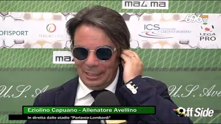 Avellino - Bari 2-2, il commento di Capuano