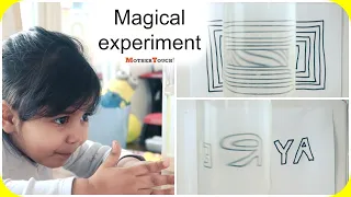 Refraction of light in water - Magical experiment for kids