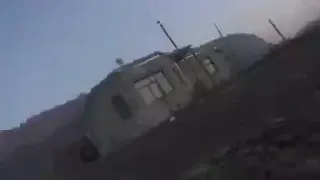 the battle for Shusha/Shushi from Dashalty/Karintak.It appears an Azerbaijani UAV may have been shot