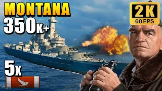 Battleship Montana - 15 sec reload with Halsey