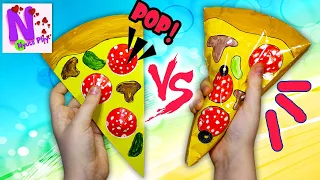 Как сделать ПОП ИТ Антистресс и Сквиши из бумаги! Пицца Пупырка своими руками! DIY POP IT vs Squishy