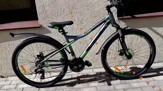 Обзор велосипеда Stels Navigator 610 MD 26 V040 (2020) черный/зеленый