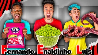 QUEM COMER MAIS COMIDAS COM A LETRA DO SEU NOME, VENCE! - Desafio