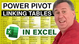 Excel - Getting Excel Data into PowerPivot Using Linked Tables - Episode 1221