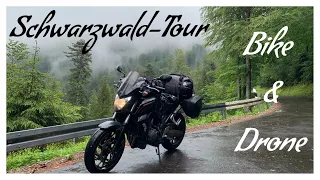 Schwarzwald Motorradtour, Black Forest Motorbike Tour (GoPro 7, FIMI X8 SE, 4K)