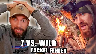 Robert Marc Lehmann reagiert auf 7 vs. Wild - Fatale Fackel-Fehler | Folge 5
