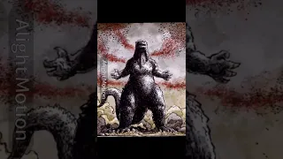 Godzilla in hell edit (after dark-super slowed) | #shorts #godzilla #edit #afterdark