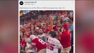 Santa Clara police investigating fight in stands at 49ers' game