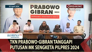 TKN Prabowo-Gibran Tanggapi Putusan MK Sengketa Pilpres 2024