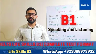 IELTS Life Skills B1 Complete Test Format │ B1 Speaking and Listening Test Pattern 2023 │ Mahid Ali