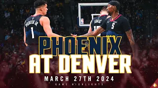 Denver Nuggets vs. Phoenix Suns Full Game Highlights 🎥