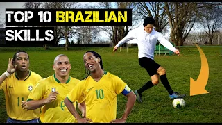 Learn 10 Cool BRAZILIAN Football Skills - Tutorial | UFS2000