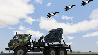 Today, New Ukraine Stinger 3 Anti-Air Missile Destroyed Convoy Russian SU-34 Fighter Jet - ARMA 3