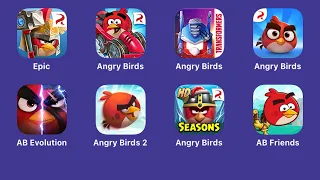 Angry Birds TRANSFORMERS,Angry Birds Journey,AB Evolution,Seasons HD,Angry Birds Epic,Angry Birds GO