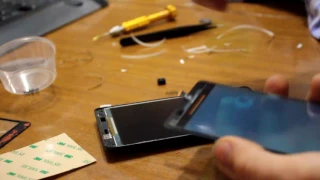 Как заменить стекло сенсора Nokia lumia 535