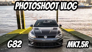 CRAZY MODIFIED G82 AND GOLF R PHOTOSHOOT VLOG
