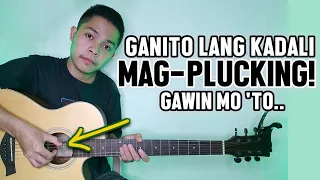 Paano mag-plucking sa Gitara(Guitar Lesson For Beginners) | Fellow Sheep Ricky