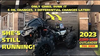 How to  Change oil on a  CAN-AM OUTLANDER 700 XMR after sinking it.