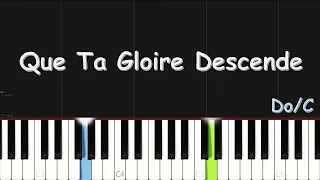 QUE TA GLOIRE DESCENDE l Derek-Jones feat. Estelle Essouma | EASY PIANO TUTORIAL BY Extreme Midi