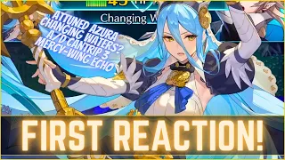 FAIR Fates Feh Banner? 💧 Azura is Another Refresher! | New Heroes & Attuned Azura | FEH Banner React