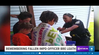 Remembering Officer Leath at her funeral