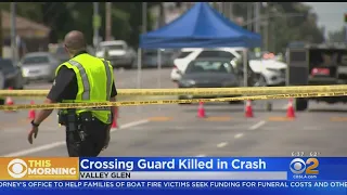 Crossing Guard Dies After Crash In Valley Glen