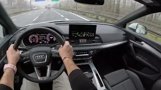 2023 Audi Q5 Quattro 2 0 35 TDI 163HP  0 100  POV Test Drive #1429 Joe Black