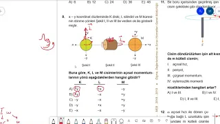 düzgün çembersel hareket kazanım testi 4 çözüm