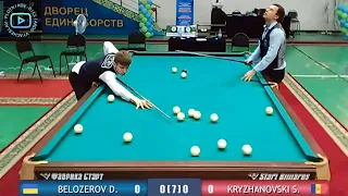 Снайперская дуэль. Крыжановский - Белозеров. Asia Open 2015. Бильярд (американка). Billiards.