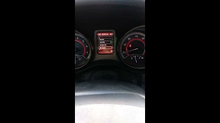 Как убрать сообщение oil change due на Dodge Journey (додж джорни)