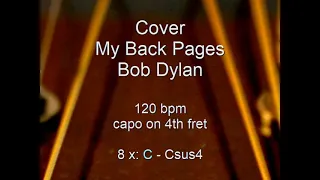My Back Pages, Bob Dylan, cover, chords acoustic guitar, lyrics