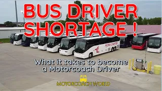 There is a shortage of bus drivers!