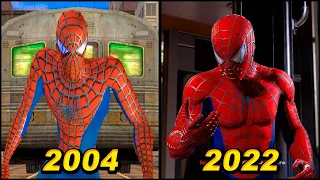 Evolution of Spider-Man Stopping the Train in Games | EVOLUTION BS