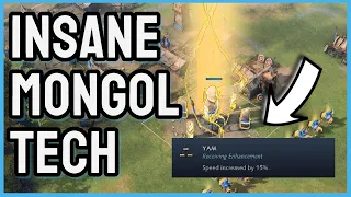 Age of Empires 4 - THIS Mongol Tech IS BUSTED