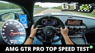 Mercedes AMG GTR PRO TOP SPEED |NO SPEED LIMIT| Test Drive