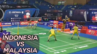 Gideon/Sukamuljo 🇮🇩 vs Goh/Tan 🇲🇾 | Nice Angle Badminton